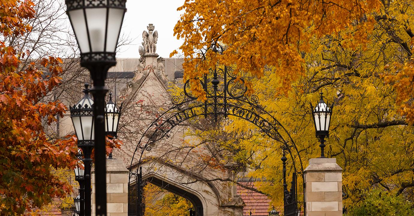 Fall at the University of Chicago, in 2020